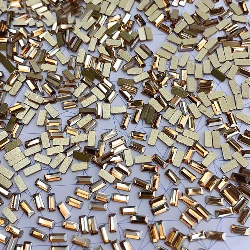50 парчиња сјајни кристали 3Д нокти уметнички украси со растојание од стакло стакло дијамантски накит за дизајн на маникир додатоци