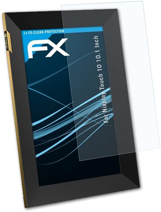 Филм за заштита на екранот Atfolix компатибилен со Nixplay Touch 10 10.1 инчен заштитник на екранот, ултра-чист FX заштитен филм