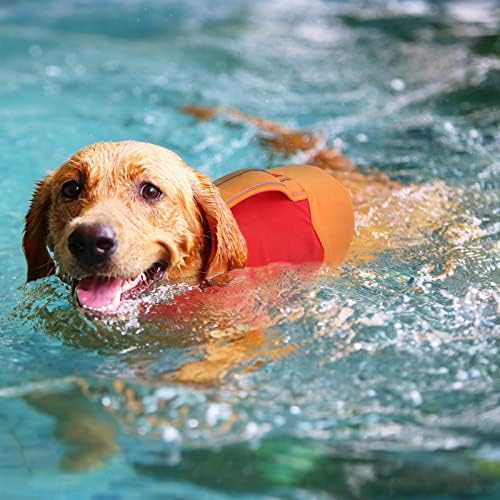 Асенку Куче Спасувачка Јакна, Елек За Кучешки Живот За Пловење Елек За Пливање За Безбедност На Кученце, Зачувувач На Костим За Пливање