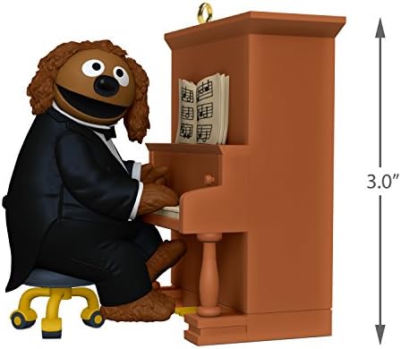 Hallmark Keepsake Christmas Ornament 2018 година датира, Muppets Rowlf The Dog со звук