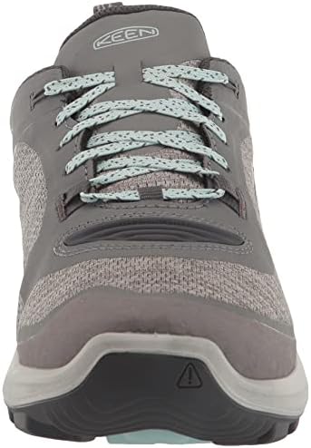 Keyенски женски Терадора Флекс со ниска висина водоотпорни чевли за пешачење, челични сиви/облачни сини, 8,5