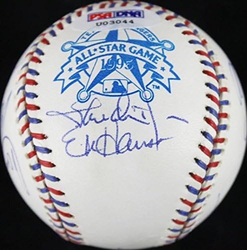 1995 Ал Сите Ѕвезди Потпишаа ОМЛ 95 Асг Бејзбол Богс Џонсон ПСА / днк У03044-Автограм Бејзбол
