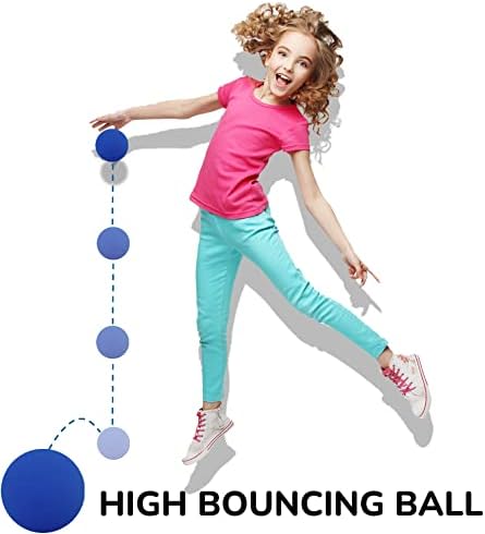 Влезнување на топчињата со жива боја - Сјај во топчињата со темни жив - 25 парчиња голема топка од жива топка 45 мм - играчки за машина за вендинг