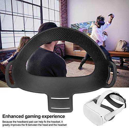 Lingge глава лента за перниче за глава, подлога за перница за Oculus Quest 2 VR додатоци за замена на главата, удобно TPU глава