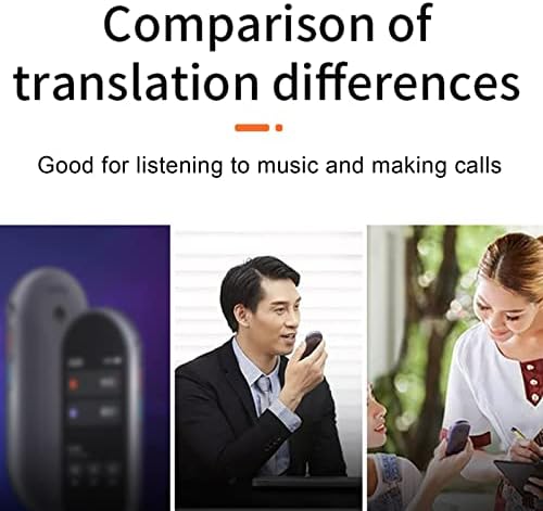 Зунат Y113 Слушалки Преведувач На Јазик, Поддржува 84 Јазици 5 Режими На Превод, Инстант Говорен Јазик Преведувач Со Bluetooth, За Деловно Патување
