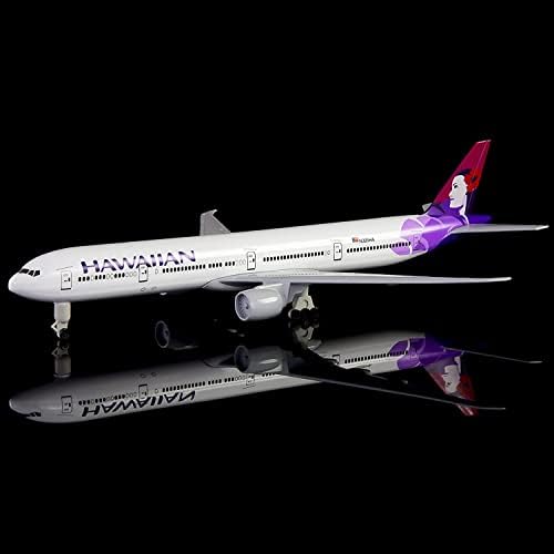 Csyanxing 1/300 скала легура Хаваи Б777 модел на модел на авиони модел на авијација со модел на авион со дисплеј