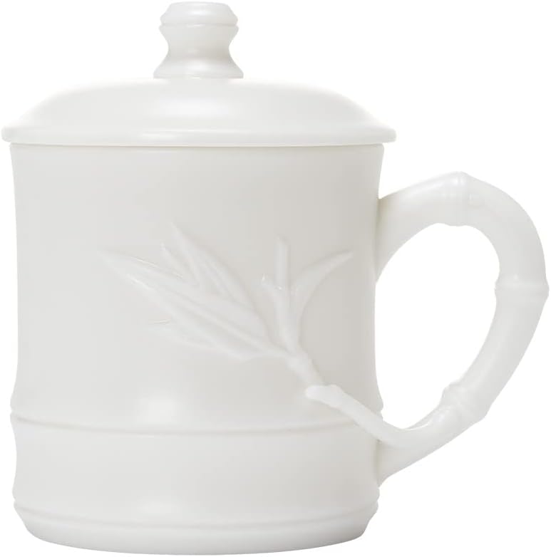 Сует Жад порцелан чај чаша незастаклен чај пиење канцеларија羊脂玉瓷茶杯无釉喝茶办公杯陶瓷杯子