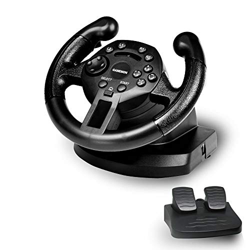 GAMEMON мини dualshock Тркачки Тркала компатибилен Со Playstation3 PS3/КОМПЈУТЕР USB