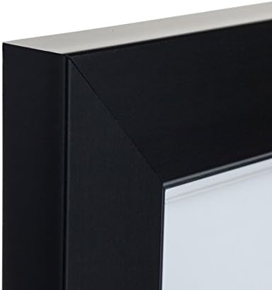 Лилијан црна со сребрен дисплеј 6x6 биро/wallидна рамка за слики - Направено за прикажување на слики 4x4 со мат или 6x6 без вклучен