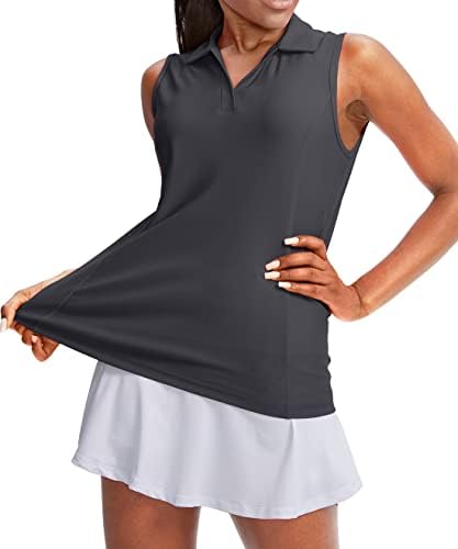 G Постепено женски голф Поло кошули Тенис Брзо сув резервоар на врвови V-вратот Поло за жени