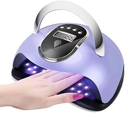ZSEDP LED LED нокти ламба за ламби гел за лепење гел гел полски фен вежба за нокти со додатоци со висока моќност на ноктите за напојување