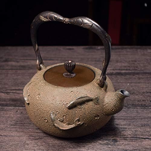 Котел за Чај од железо Необложен Железен Котел Рачно Изработен Котел За Чај Јужна Јапонија Чајник Комплет Чајници, ПИБМ, Железо,