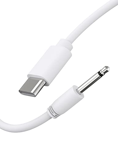 Кабел за полнење на кабел за полнење со Bicmice USB Type C DC 2,5 mm DC Charger 2,6ft замена за Massager-1 пакет