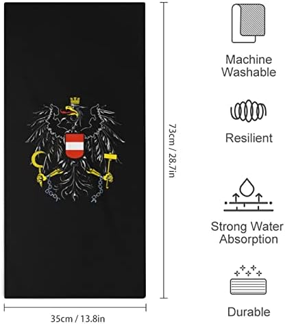 Палто на рацете на Австрија орел микрофибер рачни крпи Супер апсорбирачки крпи Брзо суво миење на миењето