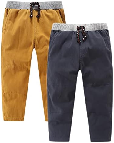 Bumex Toddler Boy's 2pk памучни панталони 2-9 години