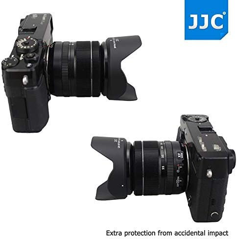 Bayonet Reversible Lens Hood Shade for Fujifilm Fujinon XF 14mm F2.8 & 18-55mm F2.8-4 Lens Replace Fuji 14/18-55 on Camera XT30 XT20