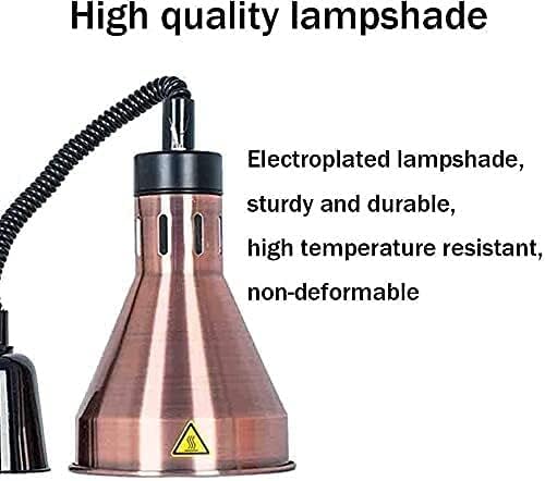 Fazrpip лустери, топлинска ламба потопла, загрева ламба вклучена висина за греење на ламба за греење, прилагодлив лустер за висина на висина,