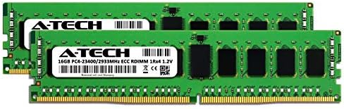 A-Tech 32GB RAM МЕМОРИЈА За Supermicro X12SPL-F | DDR4 2933MHz PC4-23400 ECC Регистрирани RDIMM 1Rx4 1.2 V-Комплет За Надградба На Меморијата На Серверот