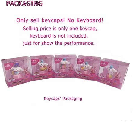 POPKEY Kirby Keycaps Јапонски Аниме Розова Клуч Капи,Компатибилен Со Цреша Mx Прекинувачи Прилагодено Игри Механичка Тастатура