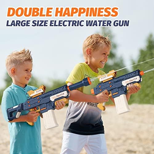 Електричен Пиштол За Вода За Возрасни, Големи Пиштоли За Прскање За Деца На Возраст Од 8-12 Години, Автоматски Рачен Режим На