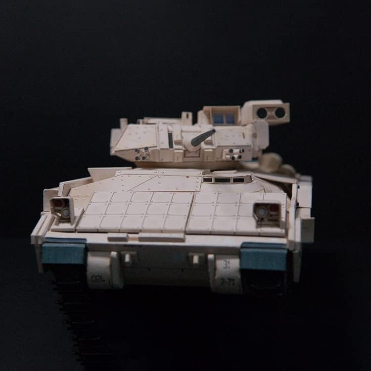 Хартија М2 Бредли пешадиски борбени возила модел, 1/43 модел играчки хартија воен модел диекаст модел за модел на приказ на собирање
