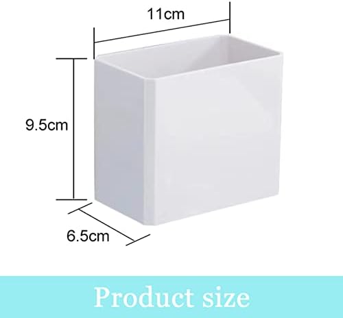 Кутија за складирање монтирана во wallид на Seebrider £ ¬adhesive пластична просторија за спална соба бела за кујна за кујна