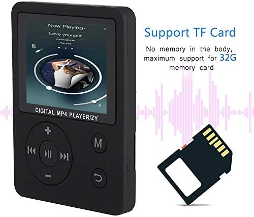 LZKW Music Player, Color Screen USB2.0 MP4 плеер за Home for Sports for Travel Use за снимање