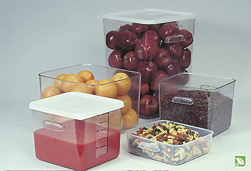 Гумени Комерцијални Производи Мал Капак За 2, 4, 6 И 8 Qt. Пластичен Простор За Заштеда На Квадратни Контејнери За Складирање Храна,