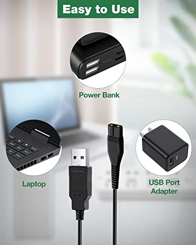 4.3 V USB Кабел ЗА Полнење За Filips Norelco ONEBLADE QP2520 QP2520/90 QP2520/72 QP2520/70 Бричење A00390 Серија Сите-Во-едно Чешлање