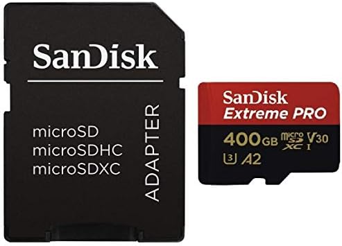 Sandisk 400 GB Extreme Pro Class 10 Micro SD картичка за Samsung Телефон работи со Galaxy Note 20 Ultra 5G, Note20 Ultra, белешка