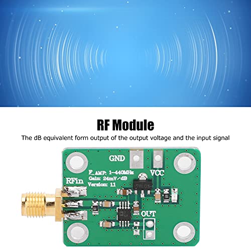Модул за мерач на напојување RF, логаритамски засилувач на моќност со висока фреквенција логаритамска табла AD8310 1‑-440 MHz