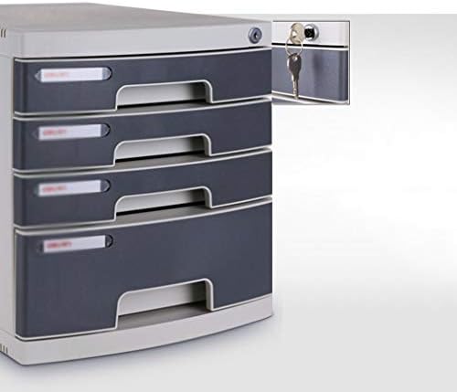 Организатор на папката Sunesa File Desktop File кабинет четири-слој со голем капацитет за складирање на датотеки, кутија за складирање на бирото