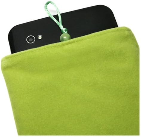 Boxwave Case Компатибилен со Plum Optimax 12 - кадифена торбичка, мека велурна ткаенина торба со ракав со влечење за слива Оптимакс 12 - Маслиново