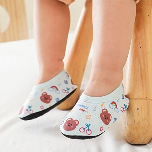 Дете летни чевли за летни чевли, мали цртани чорапи чорапи, подови за деца што не се лизгаат чорапи Бебе летни чорапи бебе мрежи пролетна