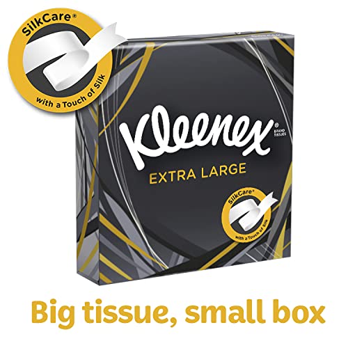 Kleenex екстра големи ткива на лицето, рециклирано пакување, 24 компактни кутии за ткива, 1056 ткива