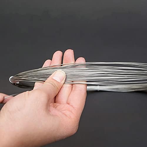 Vigan 1pcs 10m Пролетен жица од не'рѓосувачки челик тврда жица јаже единечна целосна тврда жица 0,3-3мм пролетна челична жица