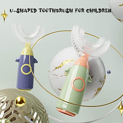 Четка за заби за чистење на мали деца, дизајн на глава за четки за заби во форма во форма, чисти заби длабоко за мали деца и деца