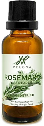 Есенцијално масло од рузмарин од Велона - 0,5 мл | Терапевтско одделение за дифузер на ароматерапија неразредена