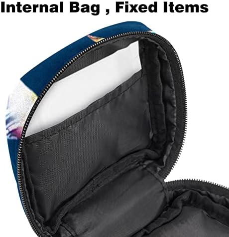 Торба ЗА Складирање Санитарни Салфетки ОРИУКАН, Преносни Менструални Кеси За Патент За Повеќекратна Употреба, Торбичка За Складирање