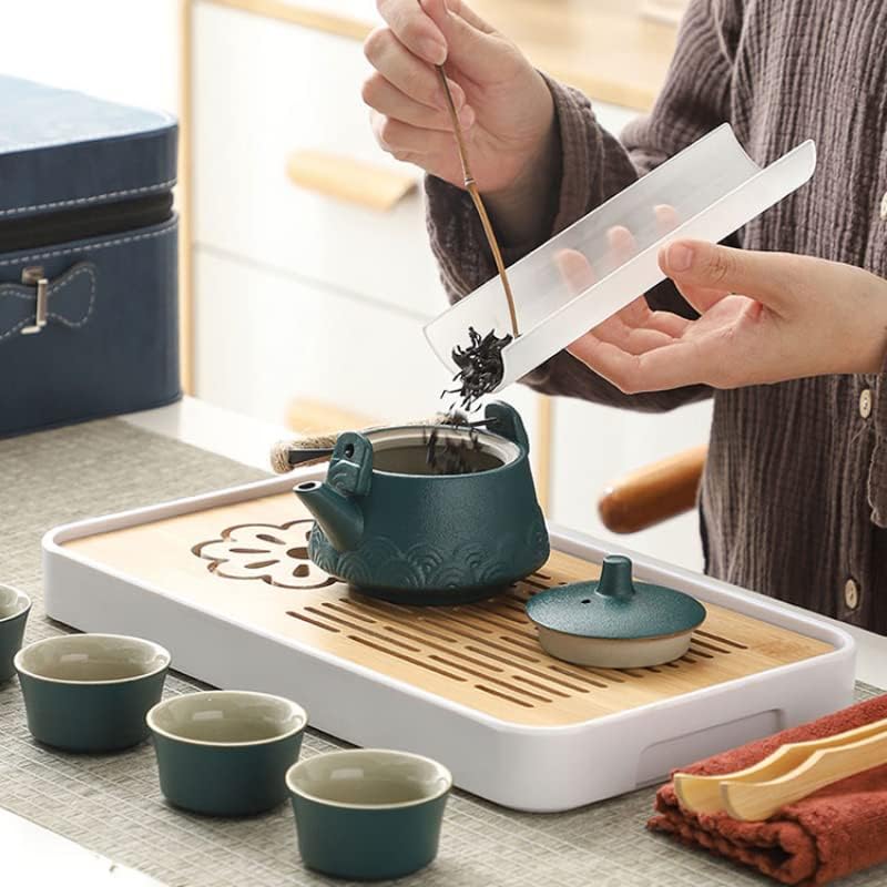 Јапонски Сет За Чај КИДУАКУ, Кинески Сет За Чај Кунг Фу, Азиски Чај За Возрасни Се, 6 Чаши За Чај, Пренослив Комплет За Чај За Возрасни,