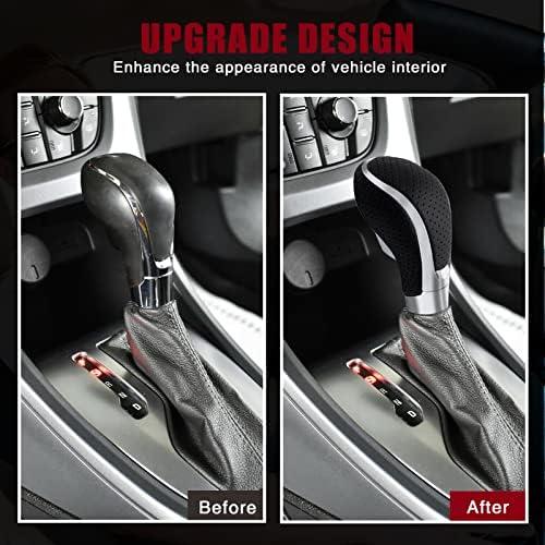 Копче за менување на автоматско менување на менувачот: Кожа замена на копчето за менувач за Buick Verano Regal GM Opel Insignia vauxhall