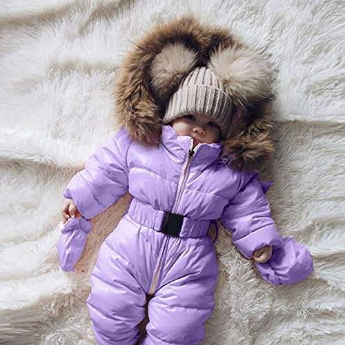 Snowsuit Romper јакна палто за новороденчиња за новороденчиња, надворешна облека за бебиња, топли девојки палто и јакна девојка 9 година