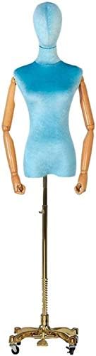 Манекенско тело кукла торзо кројачи глупости додатоци Манекенска висина што може да се прилагоди на полици за облека за рици