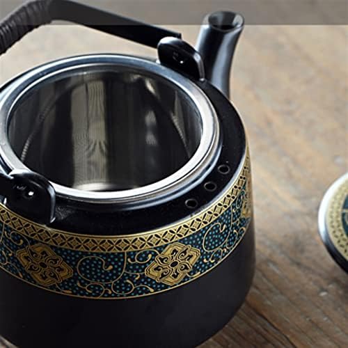 SDFGH Tilting Pot Ceramic Kung Fu чај постави голем капацитет домашна дневна соба канцеларија чај за правење чаши чај