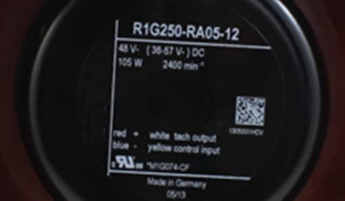 R1G250-RA05-12 48V 105W 2400RPM вентилатор за ладење