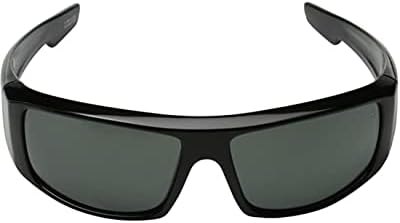 Шпионски Оптички Логан Очила За Сонце Сјај Црно Со Среќна Сиво Зелена Поларизирана Леќа