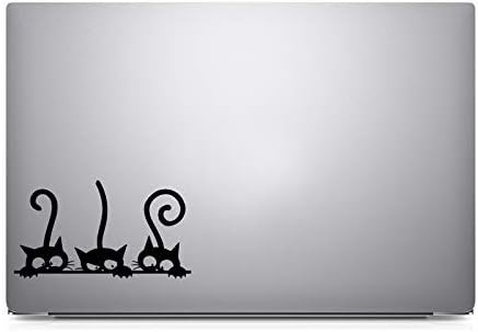Зделка максимални декорации Непослушни мачки силуета лаптоп лаптоп лаптоп 5,5 “