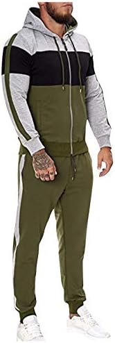 conjunto de ropa para hombre casual, sudaderas de hombre, conjuntos de 2 piezas para hombre армија зелена