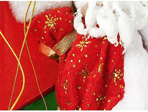 Rem1nx Божиќниот падобран Дедо Мраз Снеженконски приврзоци за декорации за декорација
