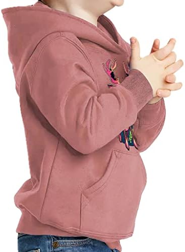 Каваи елен дете пуловер качулка - животински дизајн сунѓер руно худи - кул худи за деца
